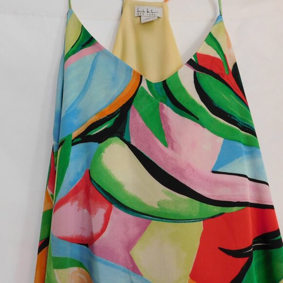 Nicole Miller NY Abstract Print Maxi Dress Size Medium NEW - Picture 2 of 7